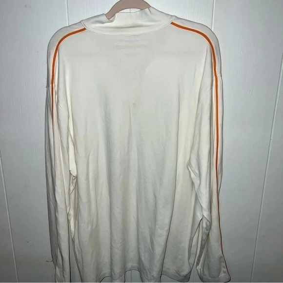 Mens Eddie Bauer 1/4 White Zip Up size XXL - Picture 3 of 4